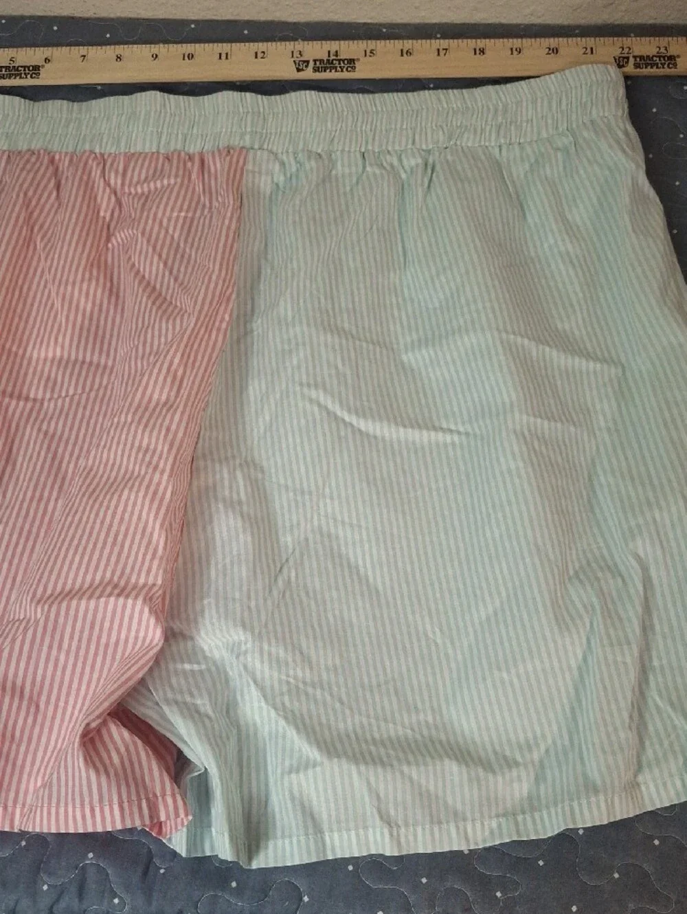 BP Striped Boxers in Pink and Light Green size 3X NWT